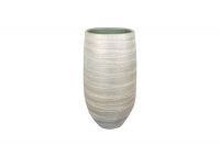 Pot hoog Joyce shiny olive D18 H30