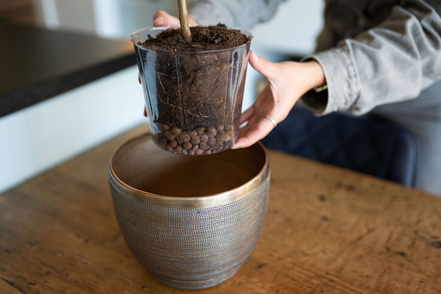 Maak alle potten waterdicht
